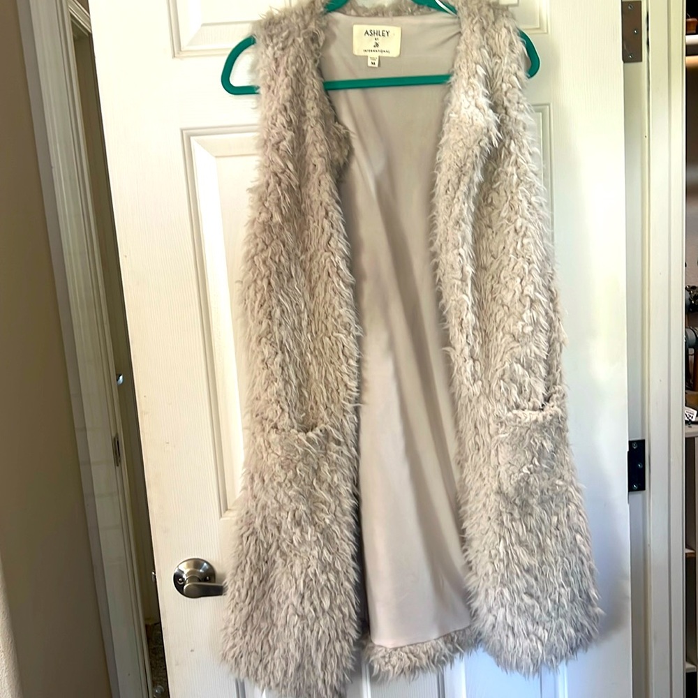 NWOT. Long Woolie vest cardigan